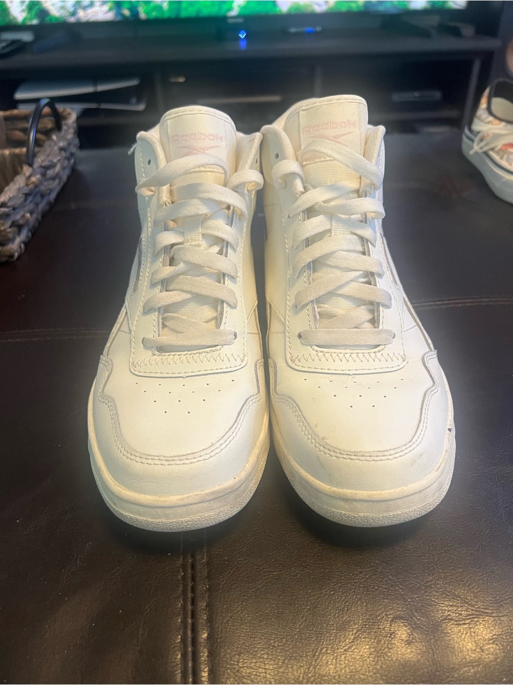 Reebok Kids White High-Top Sneakers